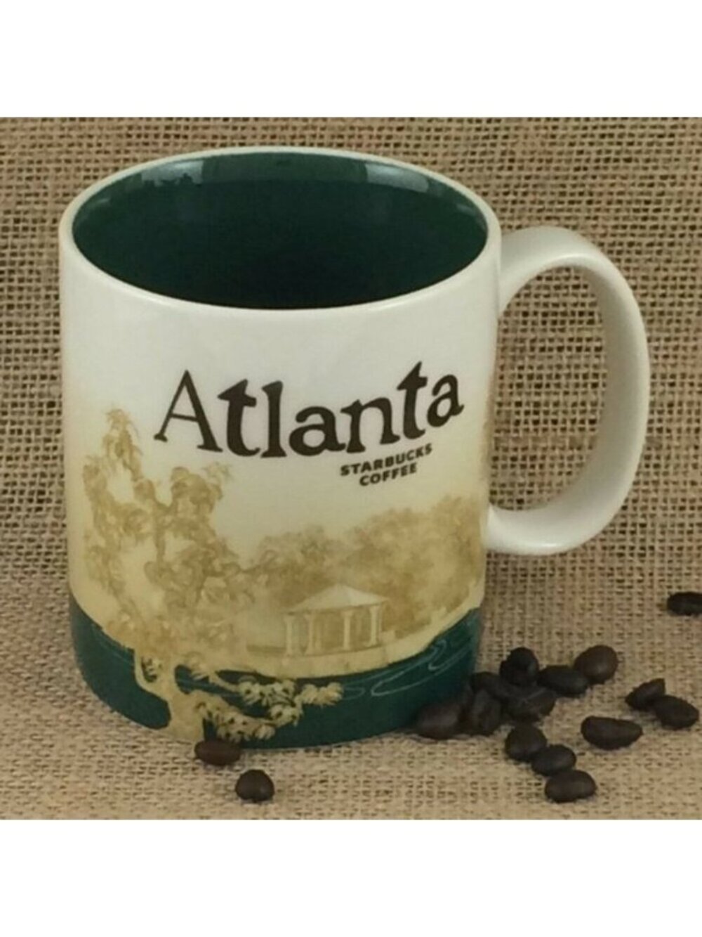 Atlanta Starbucks Mug Cup Icon Series 2011 Piedmont Park 16oz Coffee Tea USA